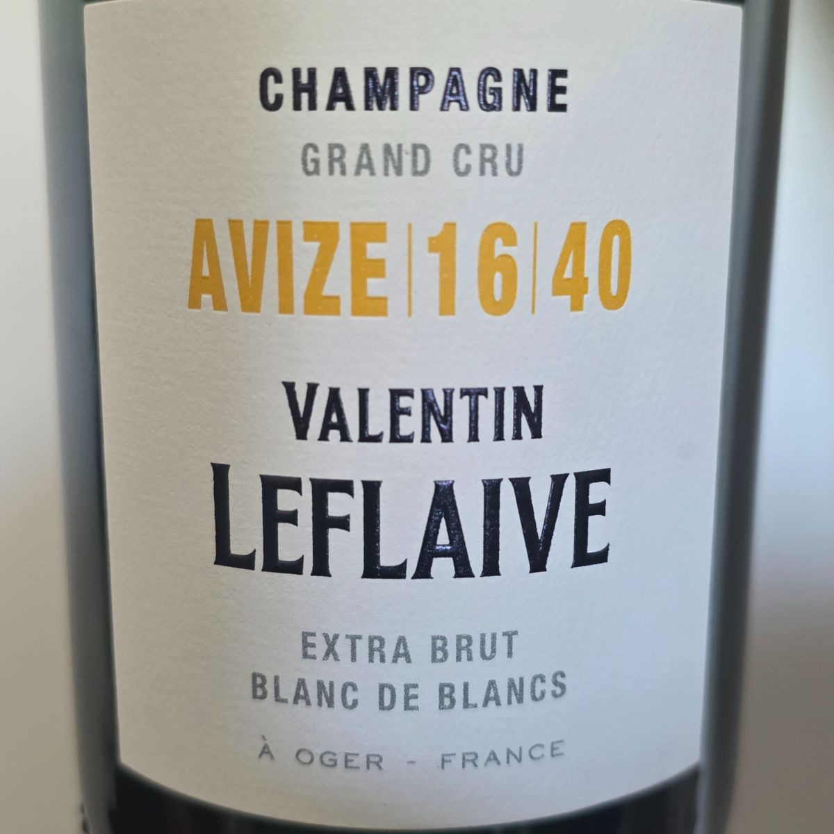Valentin Leflaive Avize 16 40 NV