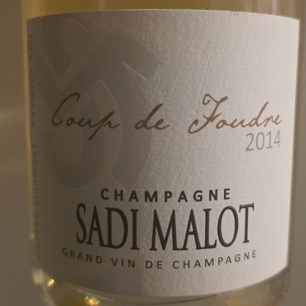 Sadi Malot Coup de Foudre 2014